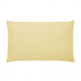 Pure Cotton Box Pillowcase Yellow