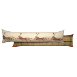 Hunter Leaping Hare Draught Excluder Brown