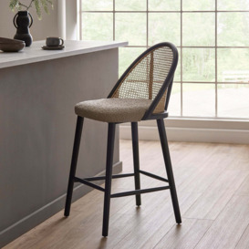 Luella Boucle Bar Stool Luella Grey