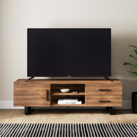 Freddie TV Unit Oak Effect Brown