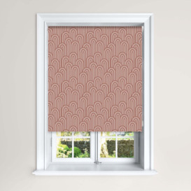 Abstract Arches Terracotta Blackout Roller Blind Red