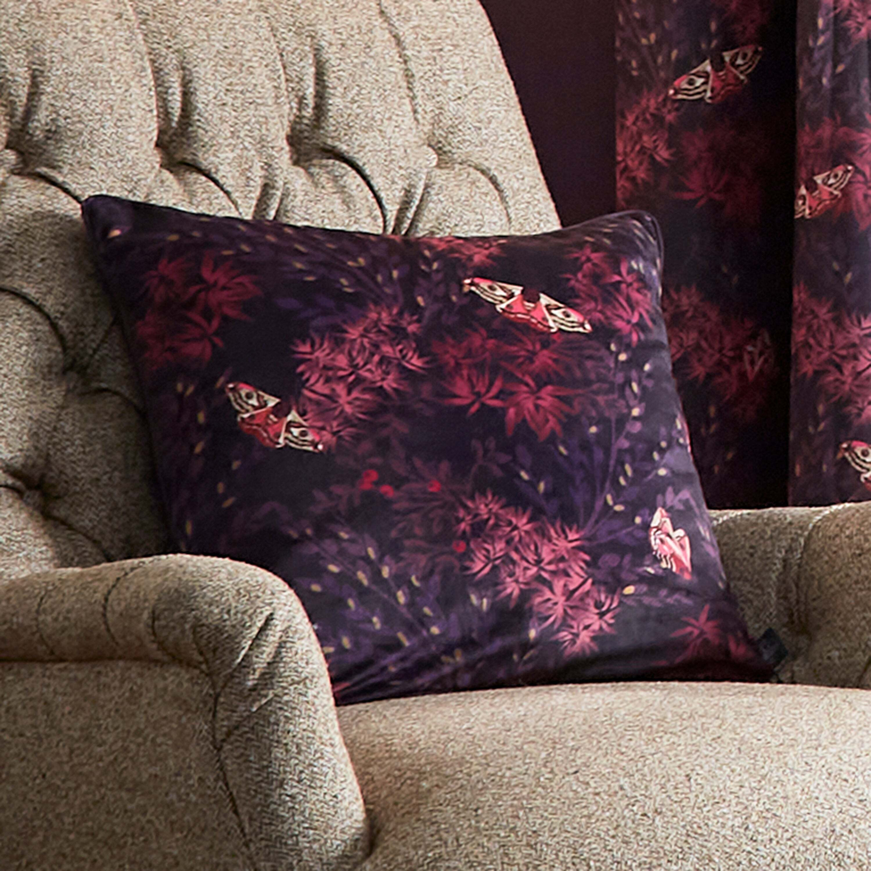 Moorland Plum Cushion Pink