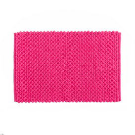 100% Recycled Pebble Bath Mat Pink