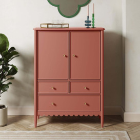 Remi Tall Sideboard Red Clay