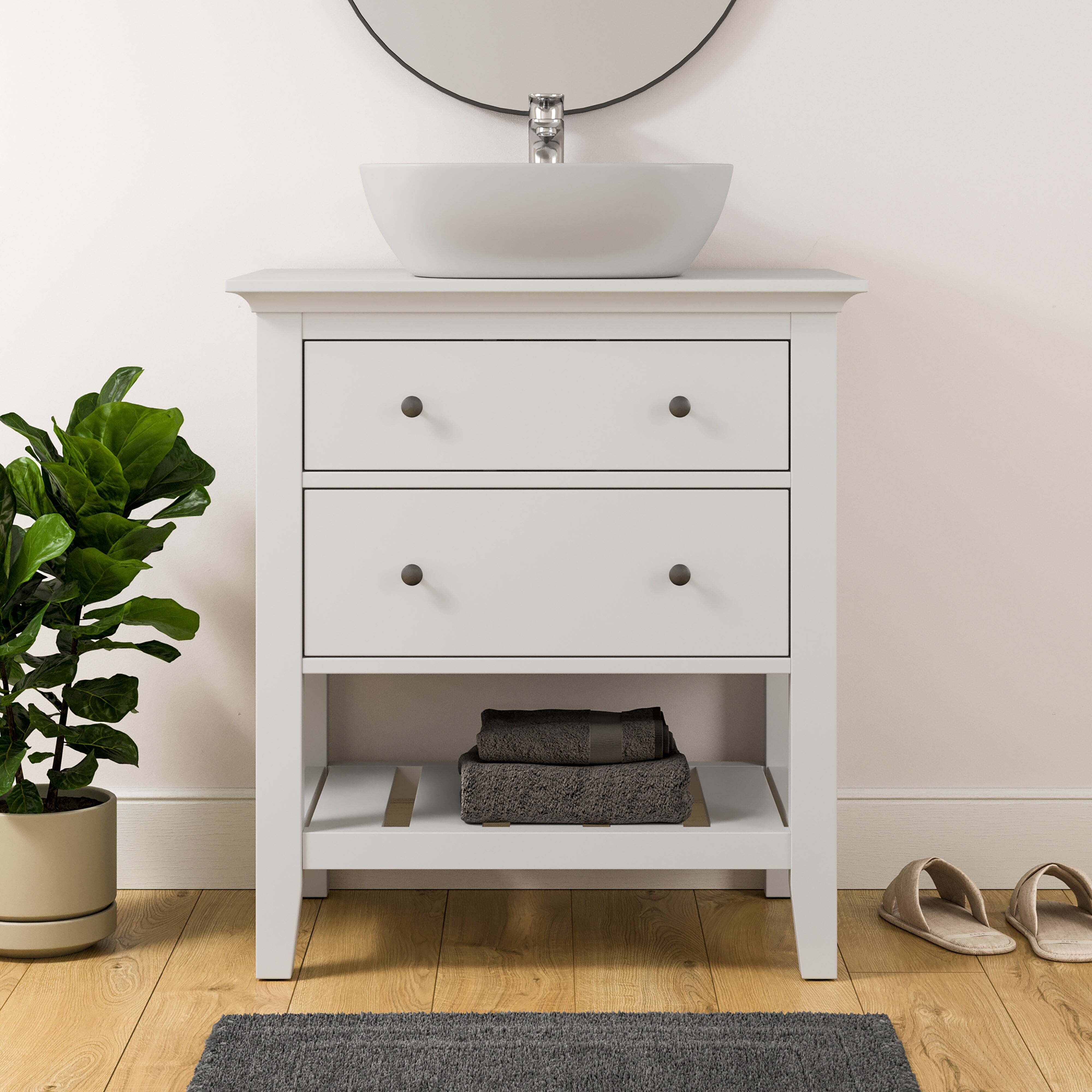 Lynton Vanity Unit, White White