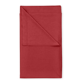 Pure Cotton Flat Sheet Red
