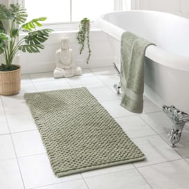 100% Recycled Pebble Bath Mat, XL Green