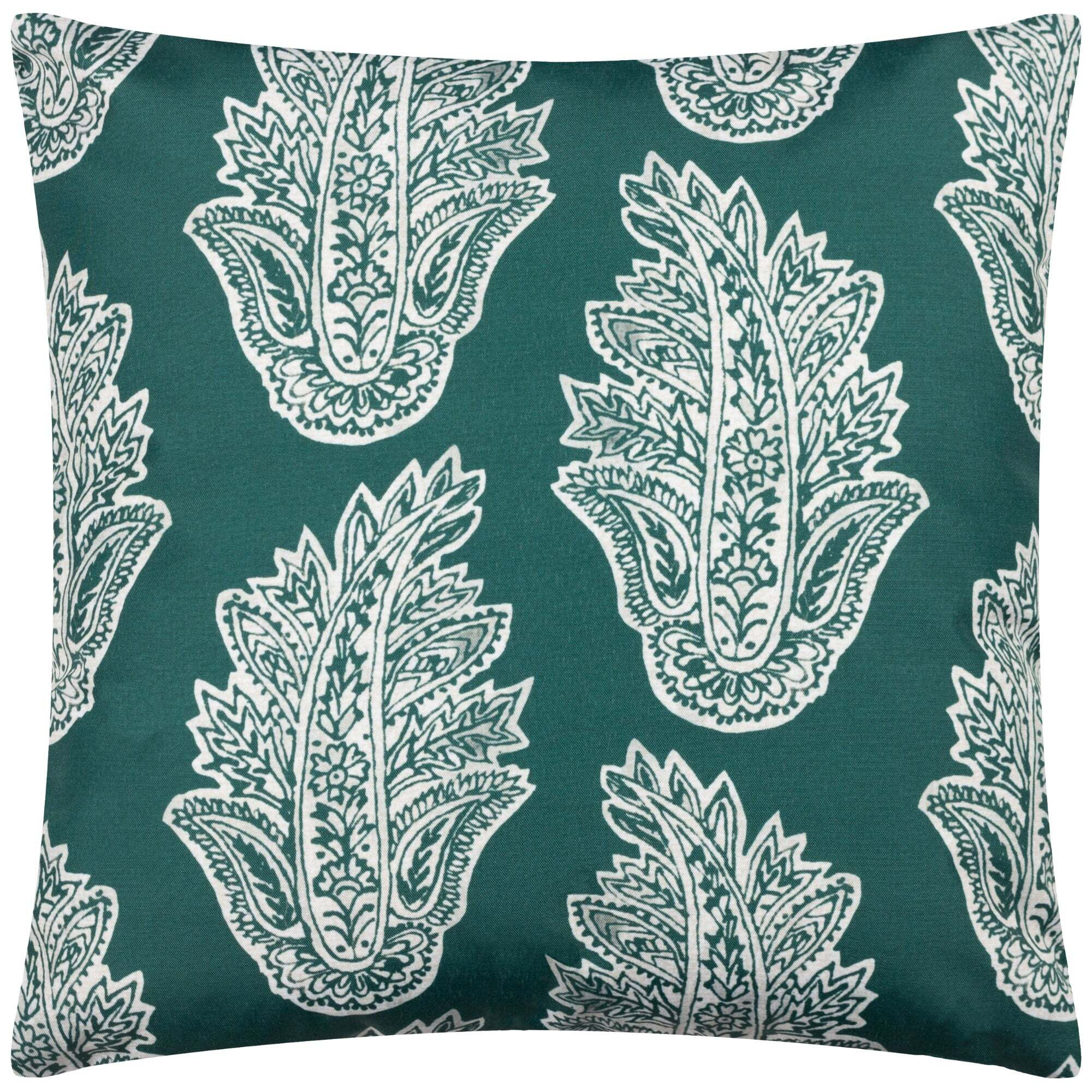 Outdoor Cushion Dunelm Teal Cushions Paoletti Kalindi Paisley