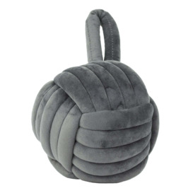 Furn. Knot Doorstop Charcoal