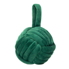 furn. Knot Doorstop Emerald