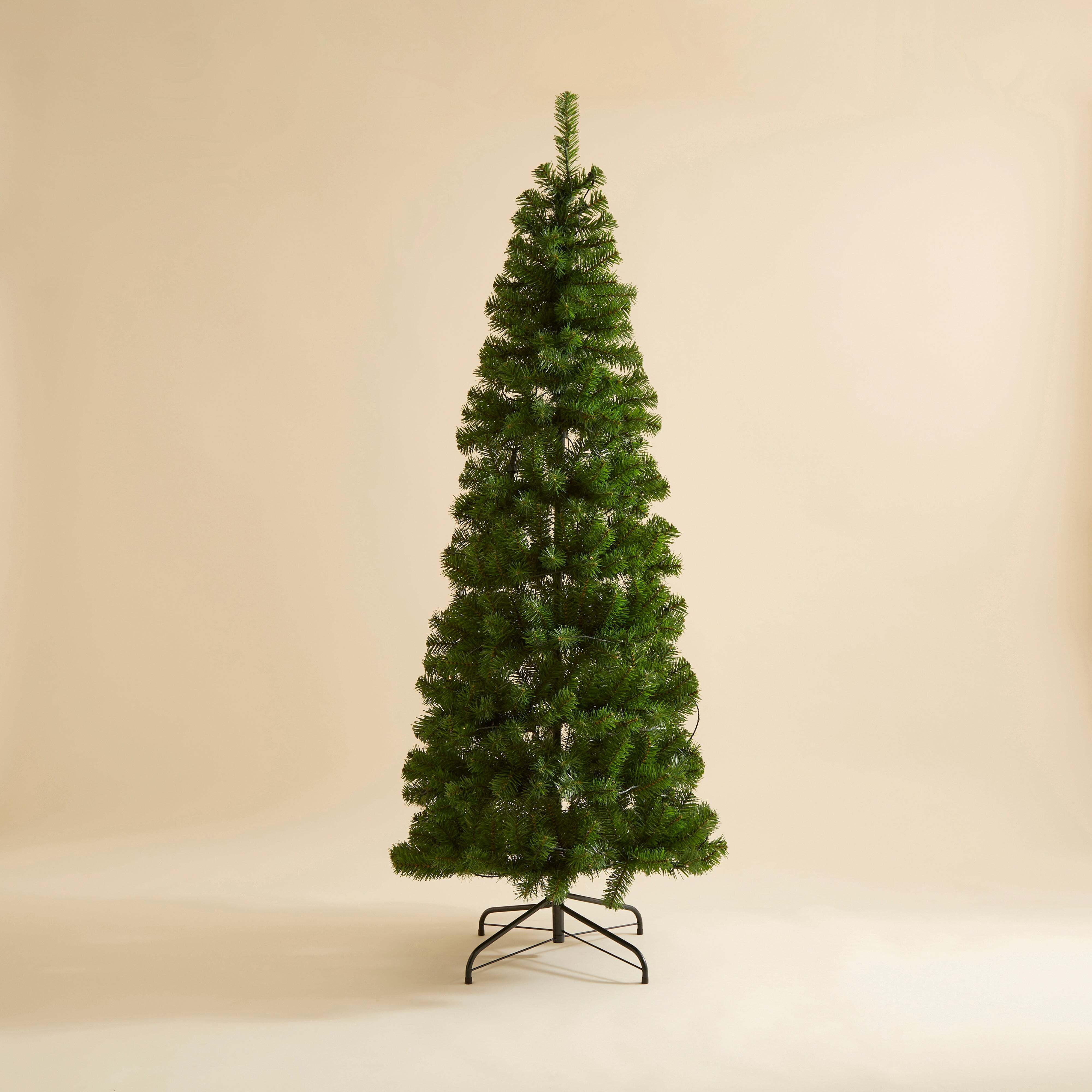 6ft Pre Lit 110 LED Pop Up Christmas Tree Green