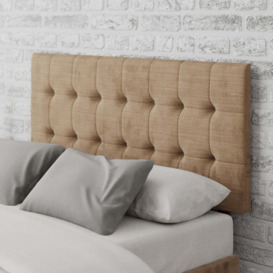 Sinatra Firenze Velour Headboard Champagne