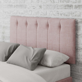 Hepburn Pure Pastel Cotton Headboard Vintage Rose