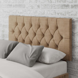 Olivier Firenze Velour Headboard Champagne