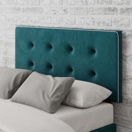 Presley Plush Velvet Headboard green