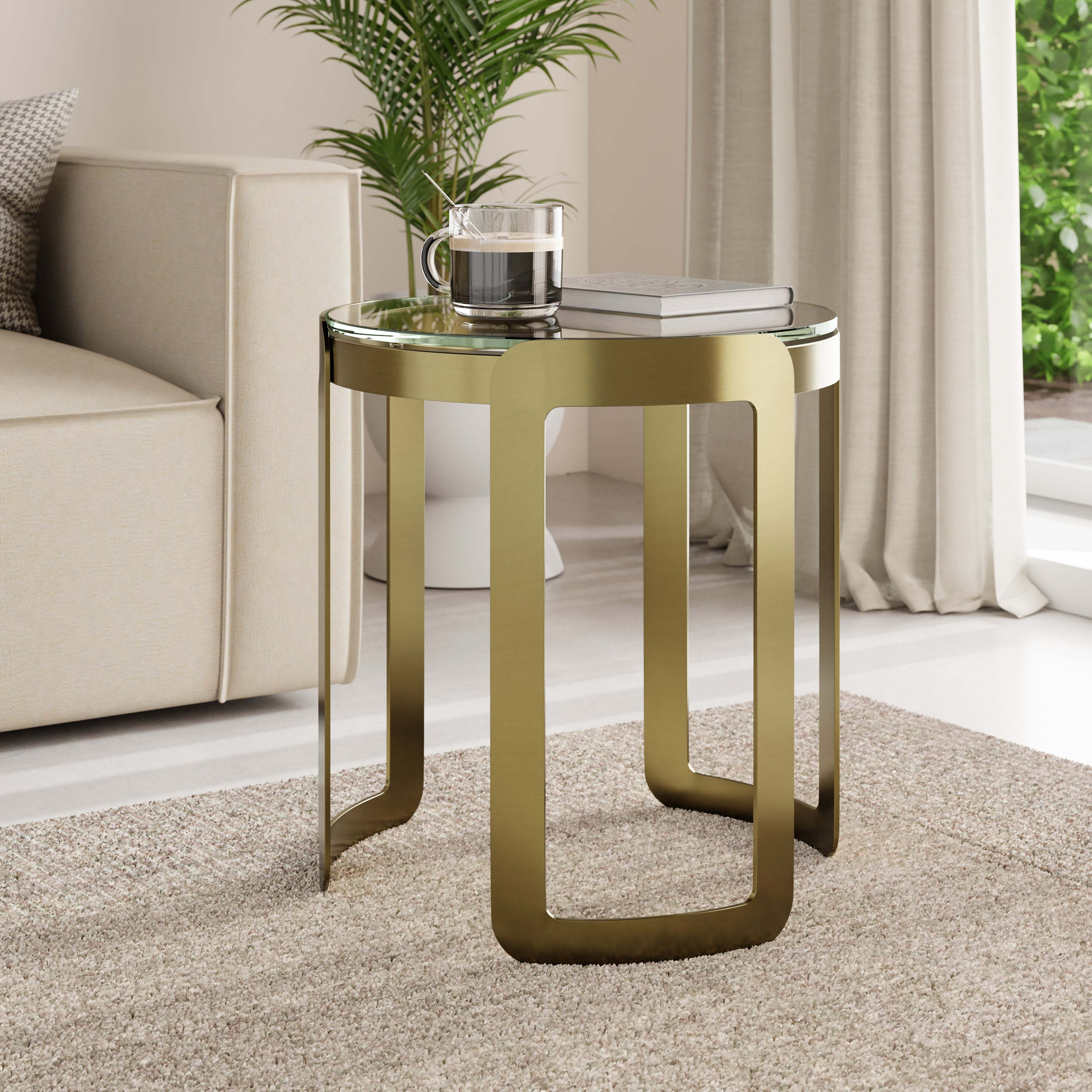 Ozai Side Table Gold