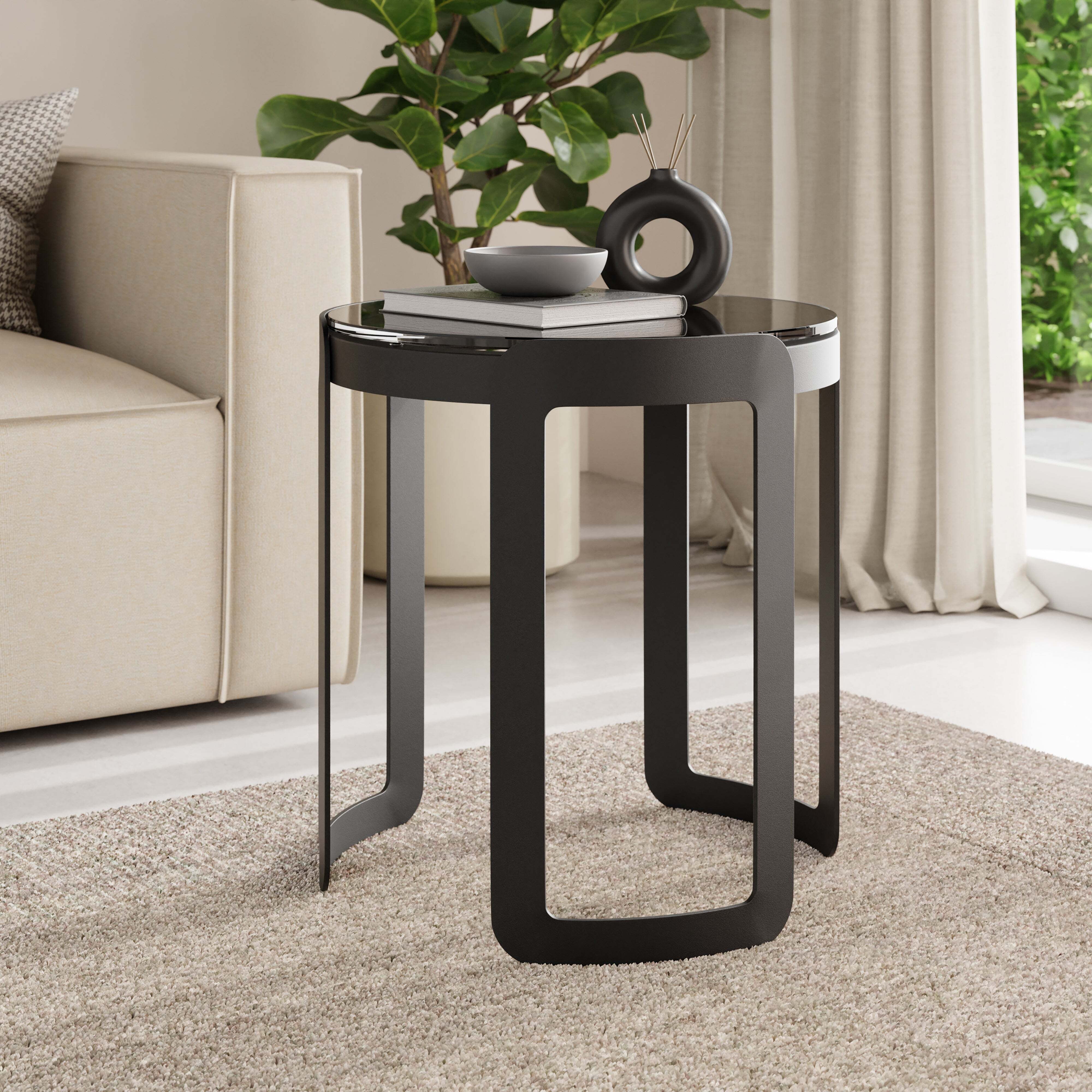 Ozai Side Table Black