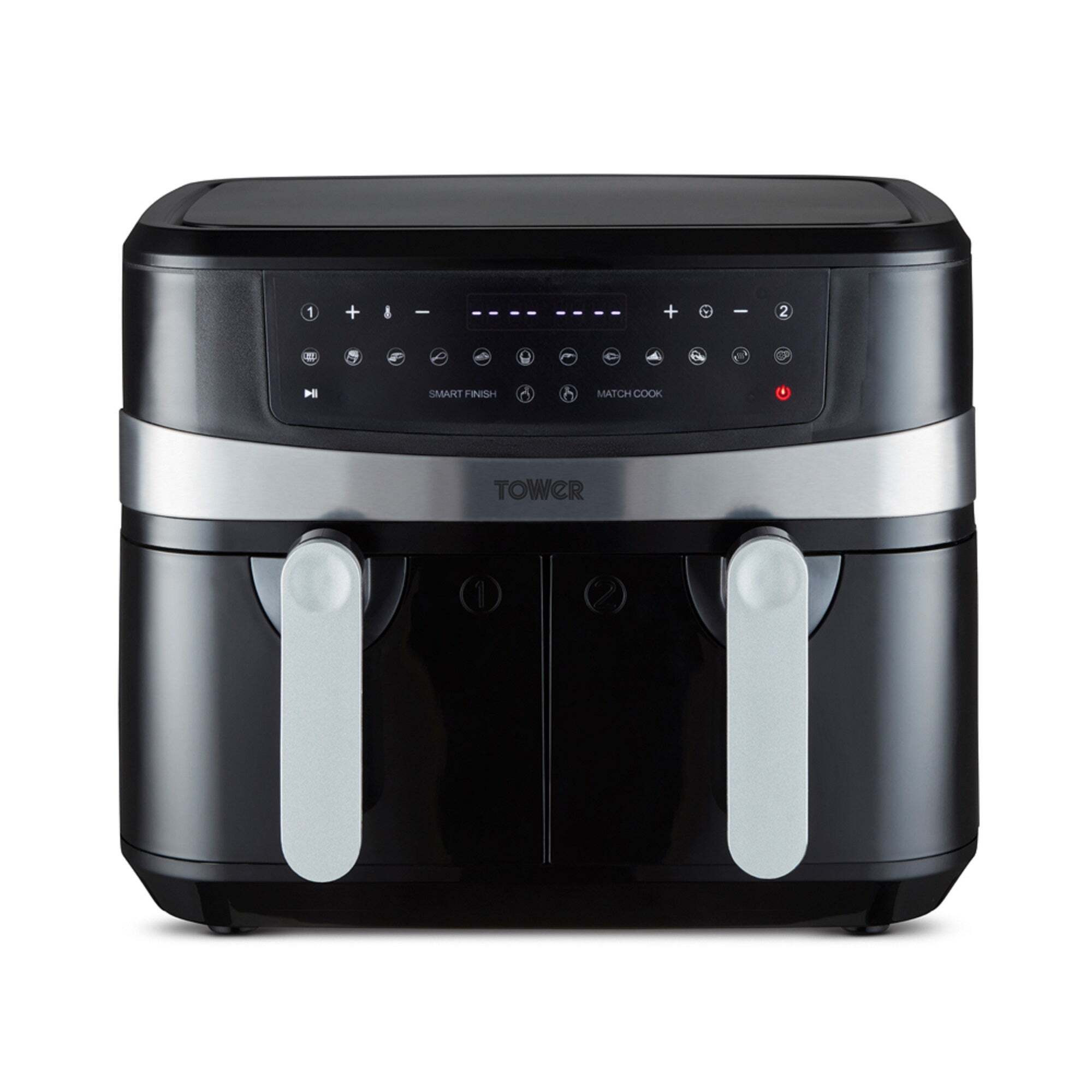 Tower Vortx 9L Dual Basket Air Fryer Black