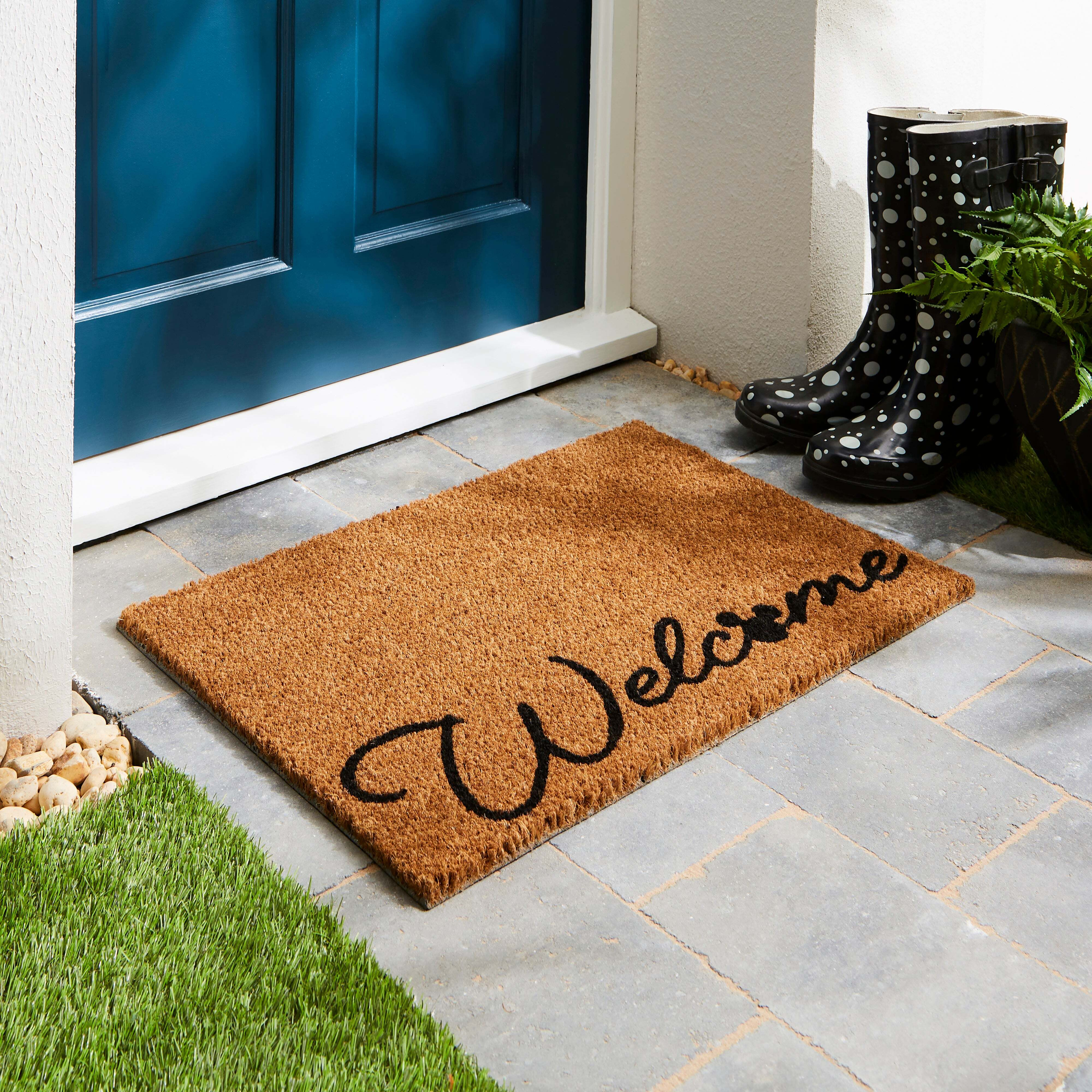 Disney Welcome Coir Doormat Brown