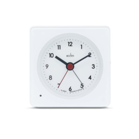 Acctim Barber Alarm Clock White