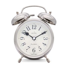 Acctim Pembridge Alarm Clock Silver