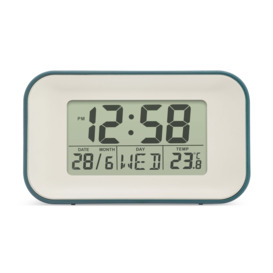 Acctim Alta Retro Digital Alarm Clock Blue