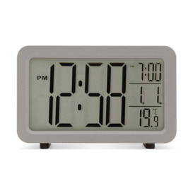 Acctim Harley Digital Alarm Clock Grey