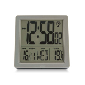 Acctim Digital Alarm Clock Grey