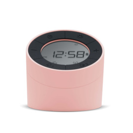 Acctim Jowie Dual Digital Alarm Clock Pink