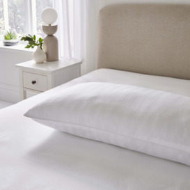 Hotel Luxury Cotton Back Sleeper Kingsize Pillow White