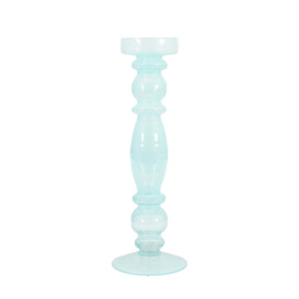 Ord Candlestick 38cm Ice Blue