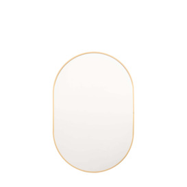 Malton Oval Wall Mirror Gold