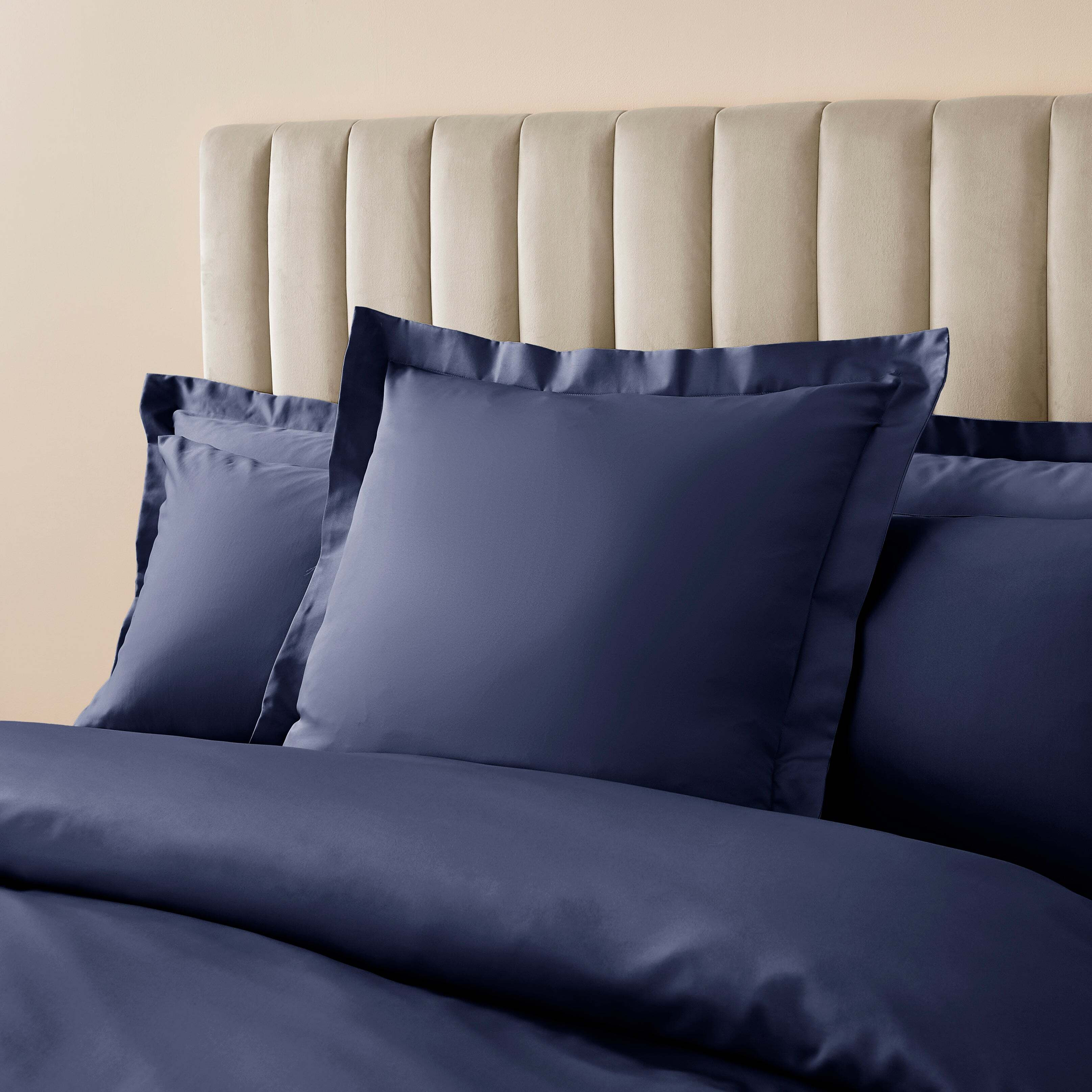 Soft & Silky Continental Square Pillowcase Luxe Navy