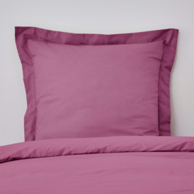 Non Iron Plain Dye Pastel Pink Continental Square Pillowcase Pastel Pink