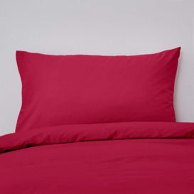 Non Iron Plain Dye Magenta Standard Pillowcase Magenta