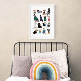 East End Prints Cool Dogs Print MultiColoured