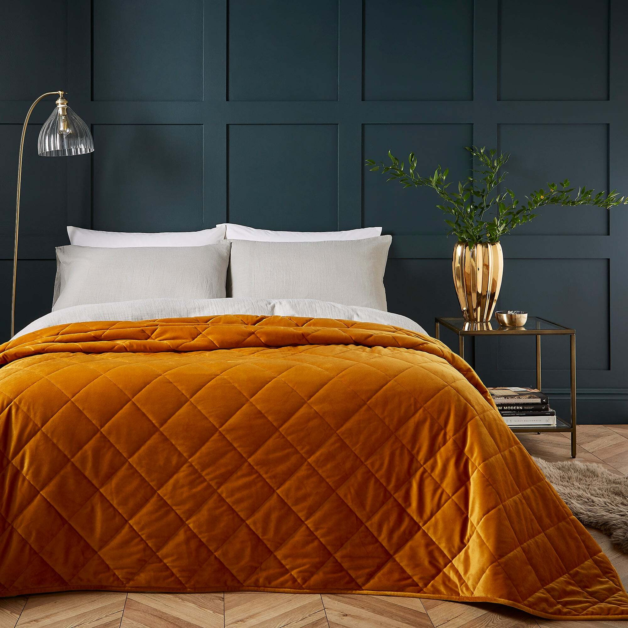 Castleton Bedspread Ochre