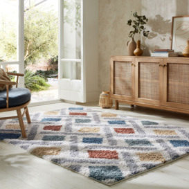 Sketch Berber Rug MultiColoured