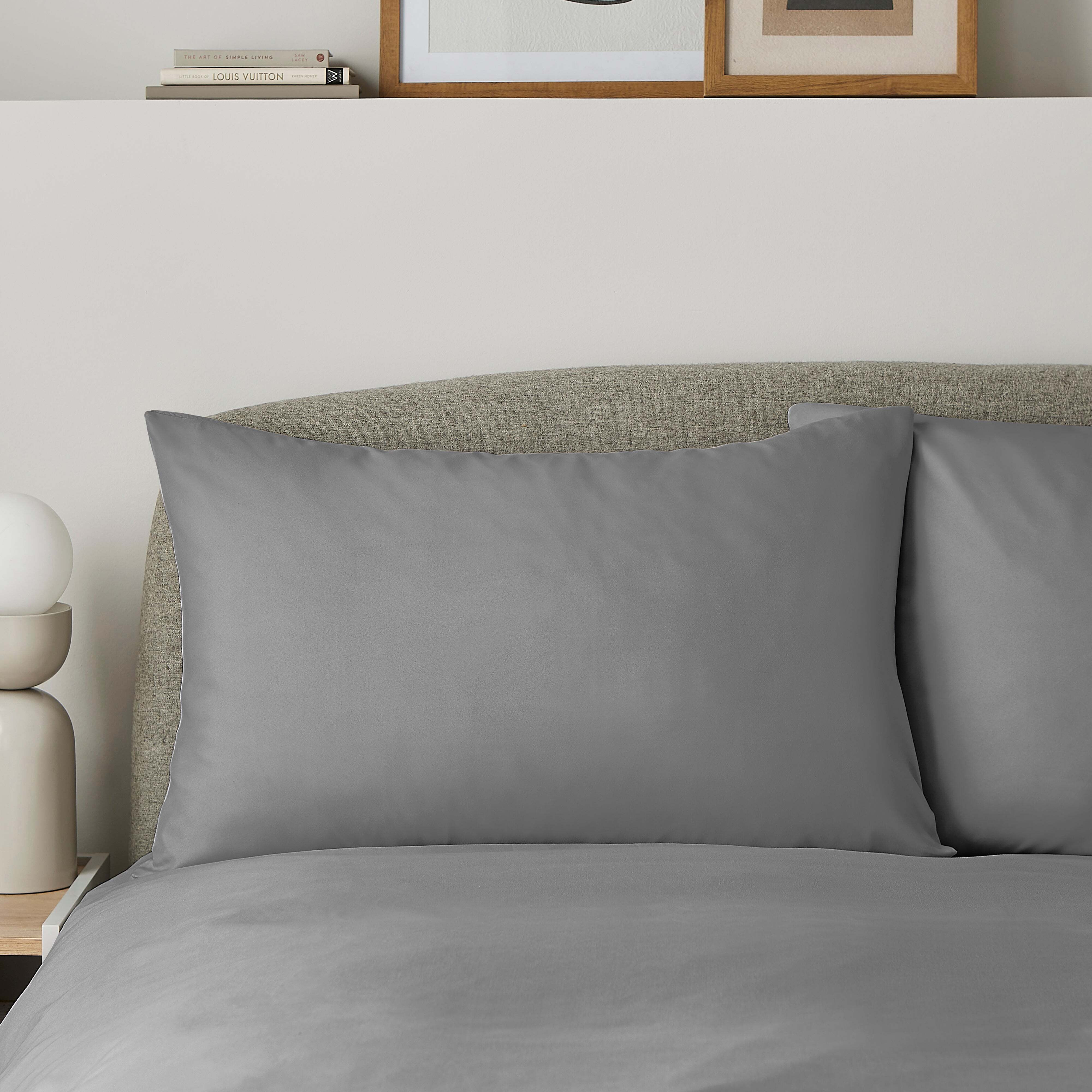 Super Soft Standard Pillowcase Grey