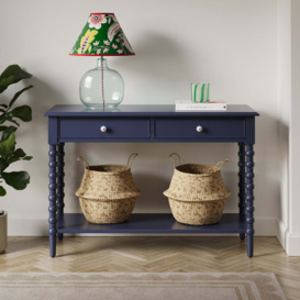 Pippin Console Table, Navy Navy