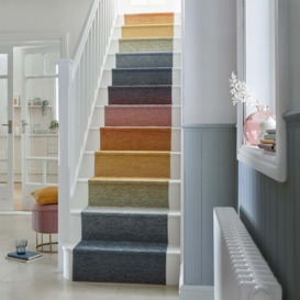 Ombre Rainbow Stair Runner Orange/Blue/Green