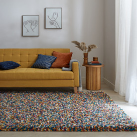 Noodle Wool Rug MultiColoured