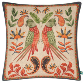 Parrot Square Cushion MultiColoured