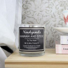 Personalised Classic Jar Candle Grey
