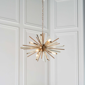 Vogue Orion 6 Light Ceiling Gold