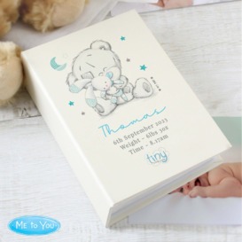 Personalised Tiny Tatty Teddy Blue Photo Album with Sleeves White