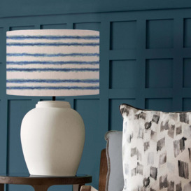 Evora Table Lamp with Merella Shade Cobalt Blue