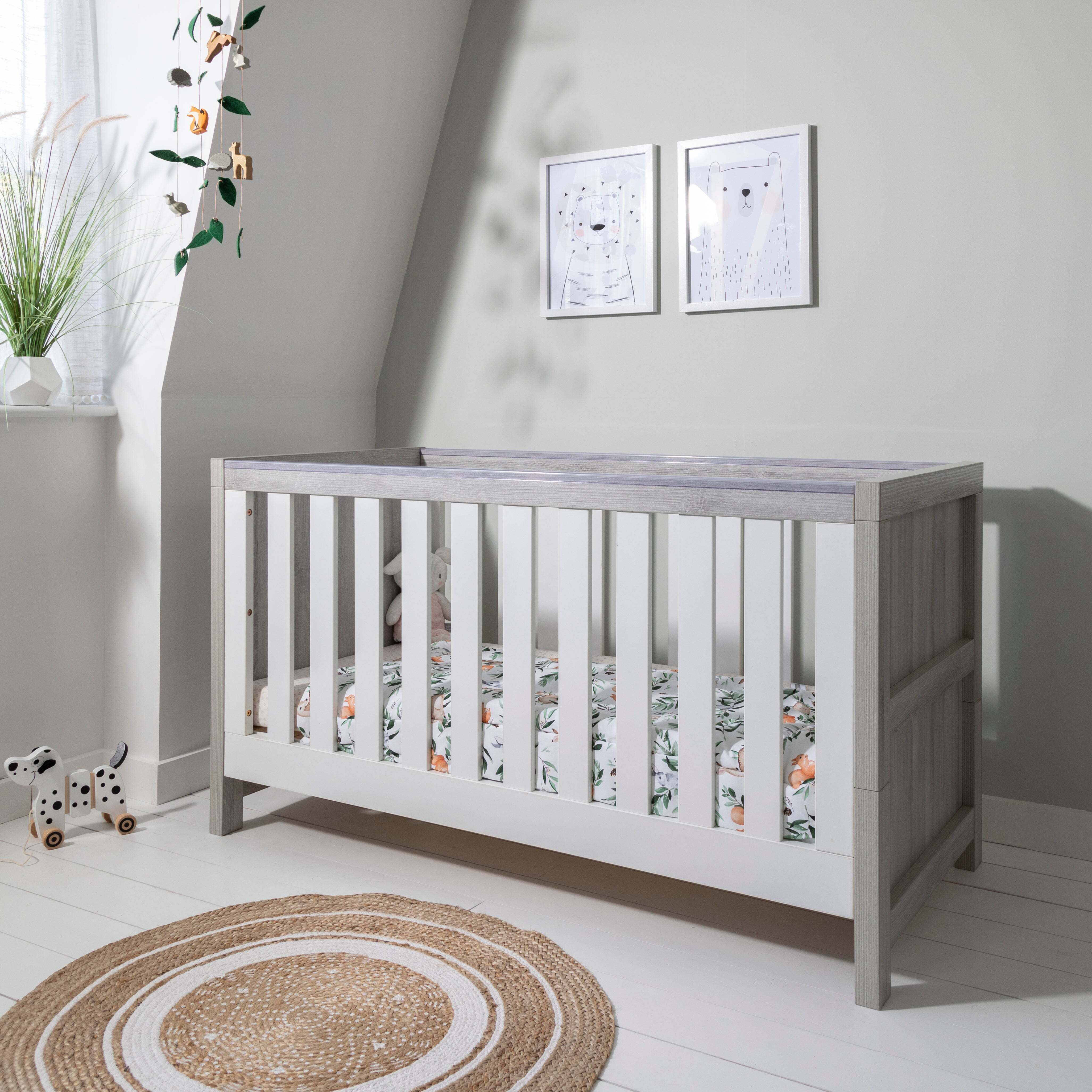 Modena 3 in 1 Cot bed Grey