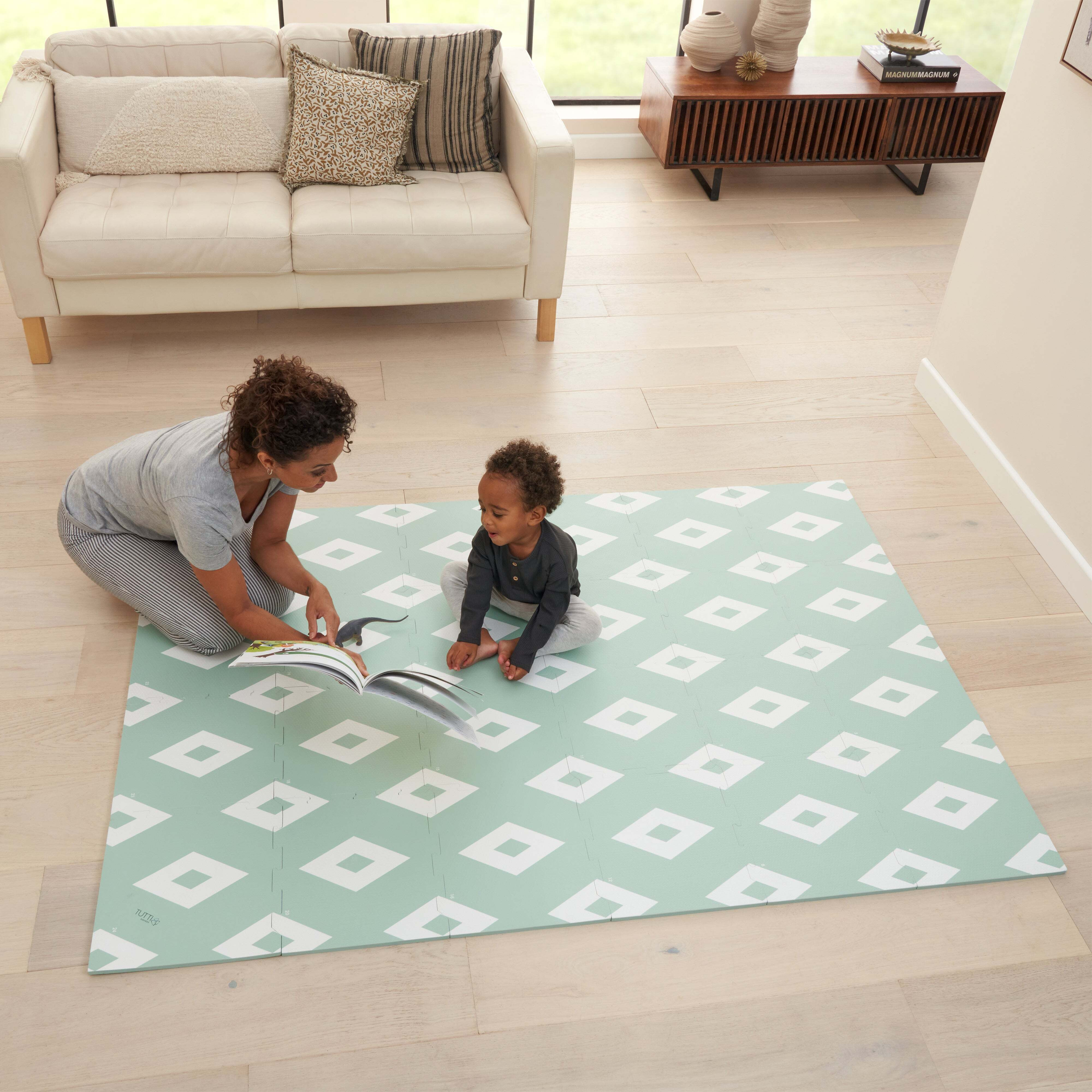 Puzzle Playmat Green/White