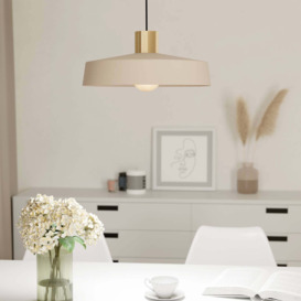 Eglo Valdiola Round Steel Pendant Light Gold